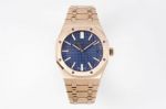 Perfect Replica AP Royal Oak 15500 Blue Dial Watch Swiss Movement Men 41MM 